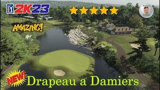 PGA Tour 2K23 - Drapeau a Damiers  - Course Showcase with Flyover