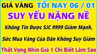 Giá vàng hôm nay 9999 ngày 6/1/2025 | GIÁ VÀNG MỚI NHẤT || Xem bảng giá vàng SJC 9999 24K 18K 10K