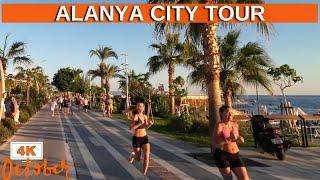 Alanya City tour 2024 ! Alanya Street Tour ! Alanya Antalya 2024 ! 4K 60 FPS !