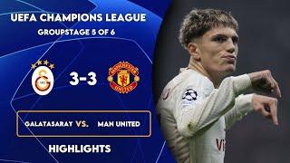 Manchester United vs Galatasaray 3-3 All Goals & Highlights UEFA Champions League 2023