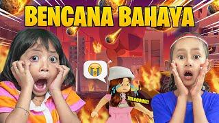 LEIKA DAN QAIREEN LARI DARI BENCANA ALAM  NATURAL DISASTER SURVIVAL [ROBLOX INDONESIA]