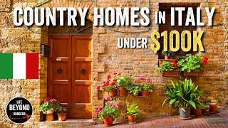 Affordable COUNTRY Properties ITALY Under $100K