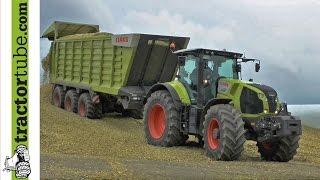 Claas Axion 870 & Claas Cargos 760 - Vorserien im Einsatz