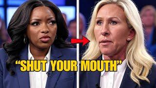 Jasmine Crockett SHUTS DOWN Marjorie Taylor Greene on Live TV - Her Career Hangs by a Thread!
