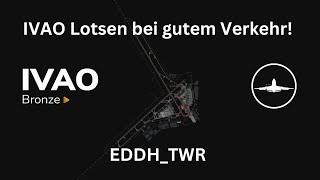  IVAO Tutorial | Lotsen aufm Hamburger Tower  EDDH_TWR + Tutorial | Livestream 27.03.2024