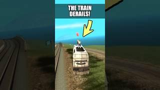 IF YOU DERAIL THE TRAIN IN WRONG SIDE OF THE TRACKS IN GTA SAN ANDREAS  #gta #gtasanandreas #facts