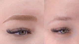 Microblading full procedure by PMU Master Mersy