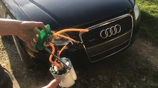 “replacing” FUEL PUMP a4 audi quattro b7 low pressure in tank (diagnostic obdeleven pro)