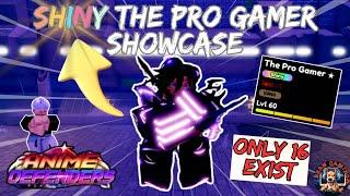 SHINY THE PRO GAMER SERCRET SHOWCASE!! ANIME DEFENDERS TD ROBLOX