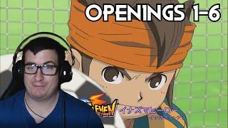 INAZUMA ELEVEN OPENINGS 1-6 REACTION!