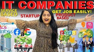 Which IT COMPANIES are easy to get JOB? தமிழ் 45Lakhs fresher salary ah