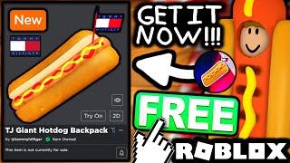 FREE ACCESSORY! HOW TO GET TJ Giant Hotdog Backpack! (ROBLOX Tommy Play Event)