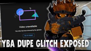 The Truth About YBA Dupe Glitches...