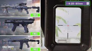 Free DLQ33, LCAR, M4 OD Green Gameplay CODM - Season 1 COD Mobile 2025 Leaks