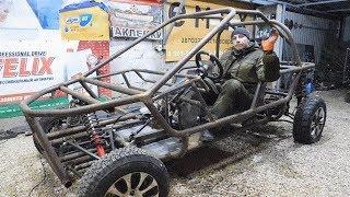 Как сделать багги. Своими руками. Кулиса переключения передач.Homemade buggy.