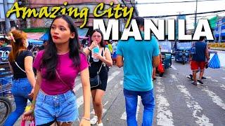 AMAZING MANILA - WALKING THE CAPITAL CITY OF THE PHILIPPINES [4K]