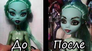 [Мастер-класс] Как перерисовать лицо подедльной кукле Monster High