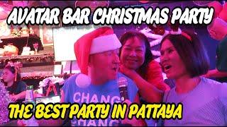 CHRISTMAS PARTY AVATAR BAR TREE TOWN PATTAYA THAILAND