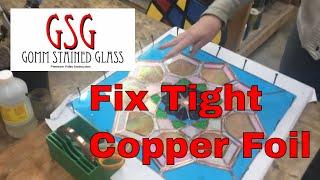 Fixing A Stained Glass Panel That Got Too Tight V356
