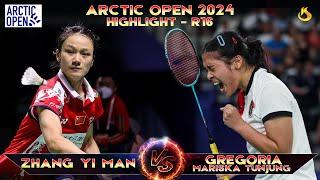 Gregoria Mariska TUNJUNG [INA] vs ZHANG Yi Man [CHN] | Arctic Open 2024 | R16