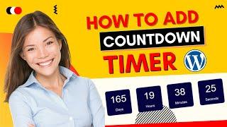 How to Add a Countdown Timer Widget in WordPress 2021 | How to Add a Countdown to Your Wordpress