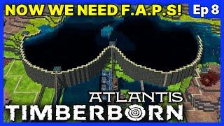 B.A.P.S. MEGA-DAMS COMPLETED! Now We Need F.A.P.S.! - Timberborn Atlantis UPDATE 6 - Ep 8