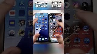 iPhone 16 Pro Max vs Pixel 9 Pro XL Speed Test!  Who’s the Performance King? #shorts#viralvideo