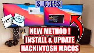 NEW Method!! Install and Update Hackintosh macOS on Amd/Intel PC 2021