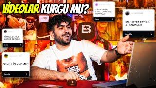 VİDEOLAR KURGU MU?! FENOMENLERİ TROLLEDİM! (SORU-CEVAP)