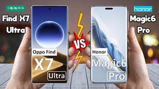 Oppo Find X7 Ultra Vs Honor Magic 6 Pro - Full Comparison  Techvs