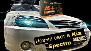 Линзы Bi-led в Kia Spectra