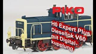 PIKO [V079] H0 Expert Plus Diesellok V60 mit Digitalkupplung #55900