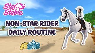 NON-STAR RIDER DAILY ROUTINE || Star Stable Online