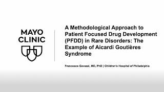 A Methodological Approach to PFDD in Rare Disorders | ADLD Series, 2024