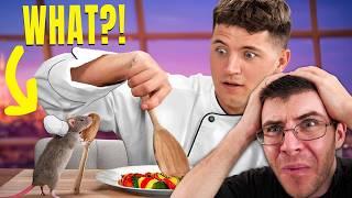 Pro Chef Reacts. To RAT CHEF Making Ratatouille!?