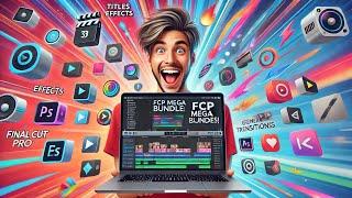  Final Cut Pro Titles, Effects, Generators & Transitions Mega Bundle Pack | FCP Plugin Bundle Pack