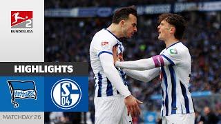 HERTHA Stands Its Ground! | Hertha BSC - FC Schalke 04 5:2 | Highlights | Matchday 26 - Bundesliga 2