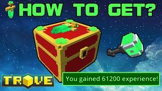 How to get Locked Adventurine Strongbox, extra EXP, Adventurine in Trove, Trove Outpost Adventures.