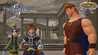 Kingdom Hearts 3 - Olympus Complete Gameplay Walkthrough (90 Mins of New Gameplay) [1080p 60FPS HD]