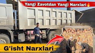 G'isht Narxlari | Yangi Zavotdan Yangi Narxlari | Гишт Нархлари