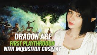 Taking Solas to the Ball | Dragon Age: Inquisition | First Playthrough with Inquisitor Cosplay