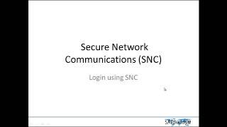 16 SAP Secure communication network