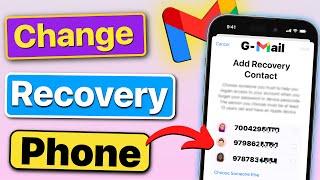 How to Change Recovery Phone Number in Google Account? Add Recovery Phone Number in Gmail Account