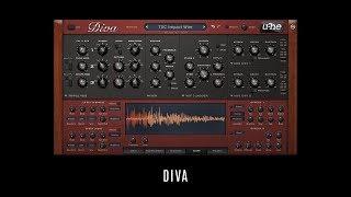 u-he Diva • Best 25 Factory Presets • No Talking • Diva VST Sounds Patches Demo • Synthwave 2024