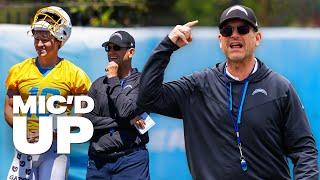 Mic'd Up: Jim Harbaugh At 2024 Minicamp | LA Chargers