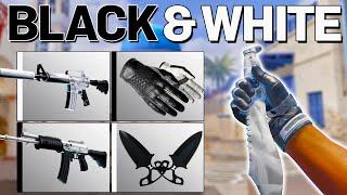 The BEST BLACK and WHITE Themed CS2 Loadout! (Cheap & Expensive)