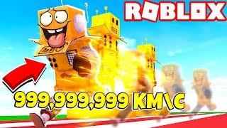 СТАЛ САМЫМ БЫСТРЫМ В МИРЕ 999.999.999 КМ\С! СИМУЛЯТОР СКОРОСТИ РОБЗИ! ROBLOX