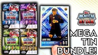 LAMINE YAMAL BLUE DIAMOND LIMITED EDITION! | TOPPS MATCH ATTAX 2024/2025 | MEGA TIN BUNDLE OPENING