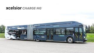 New Flyer Xcelsior CHARGE NG™ 60-foot transit bus