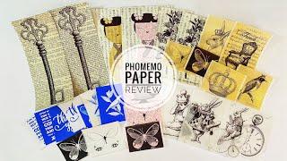 Phomemo - A Review Of The Different Papers  + How To Download & Print Images